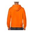 GILDAN Sweat capuche grand zip SAFETY ORANGE
