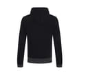 ECOLOGIE Sweat capuche zippé en coton régénéré BLACK / CHARCOAL