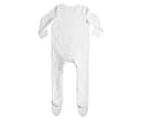 LARKWOOD Pyjama en coton bio WHITE