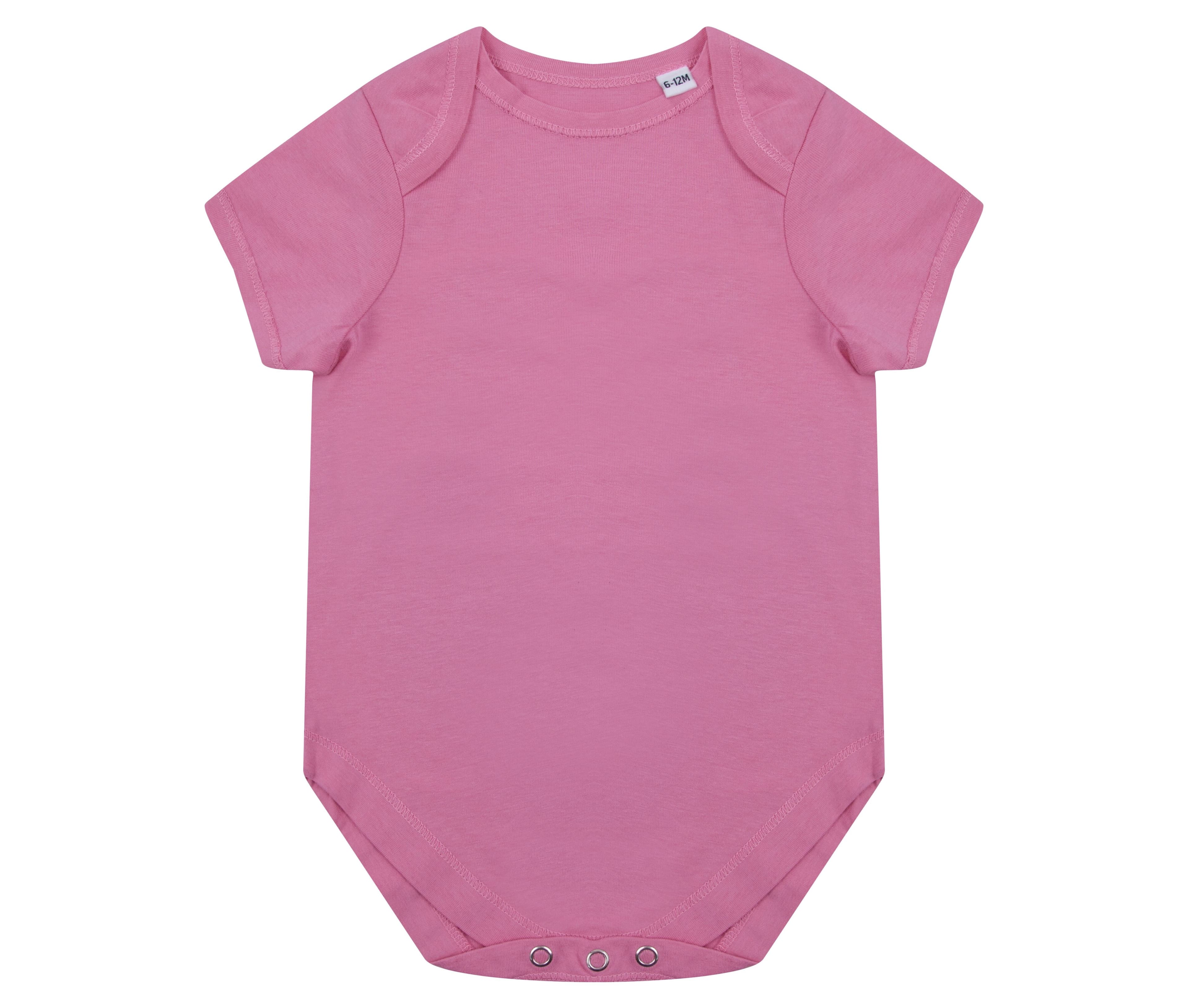 Body en coton bio BRIGHT PINK