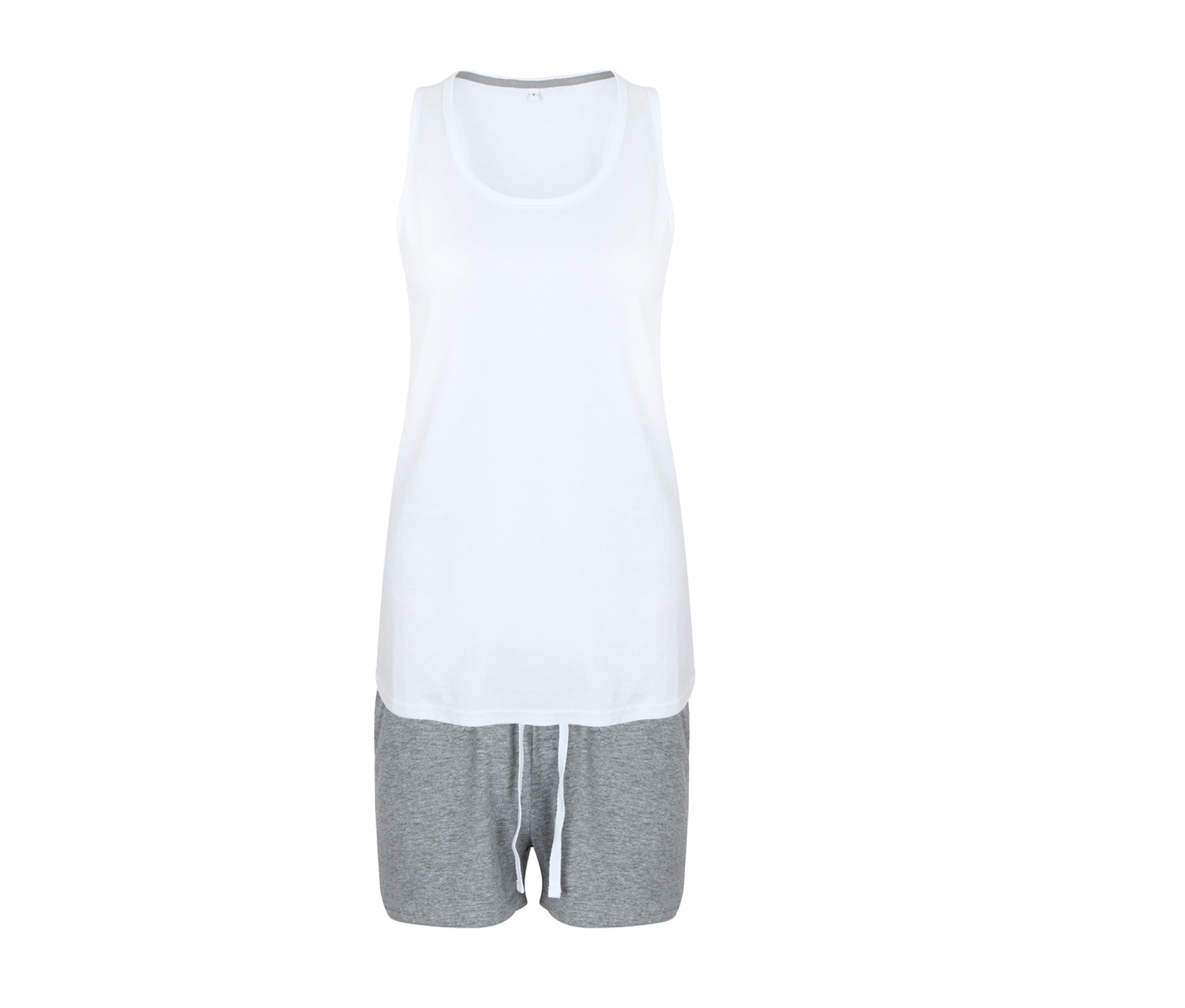Ensemble pyjama femme WHITE/HEATHER GREY