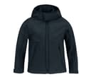 B&C Veste Softshell enfant 3 couches NAVY