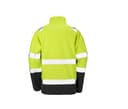 RESULT Veste Softshell de travail haute visibilité FLUORESCENT YELLOW/BLACK