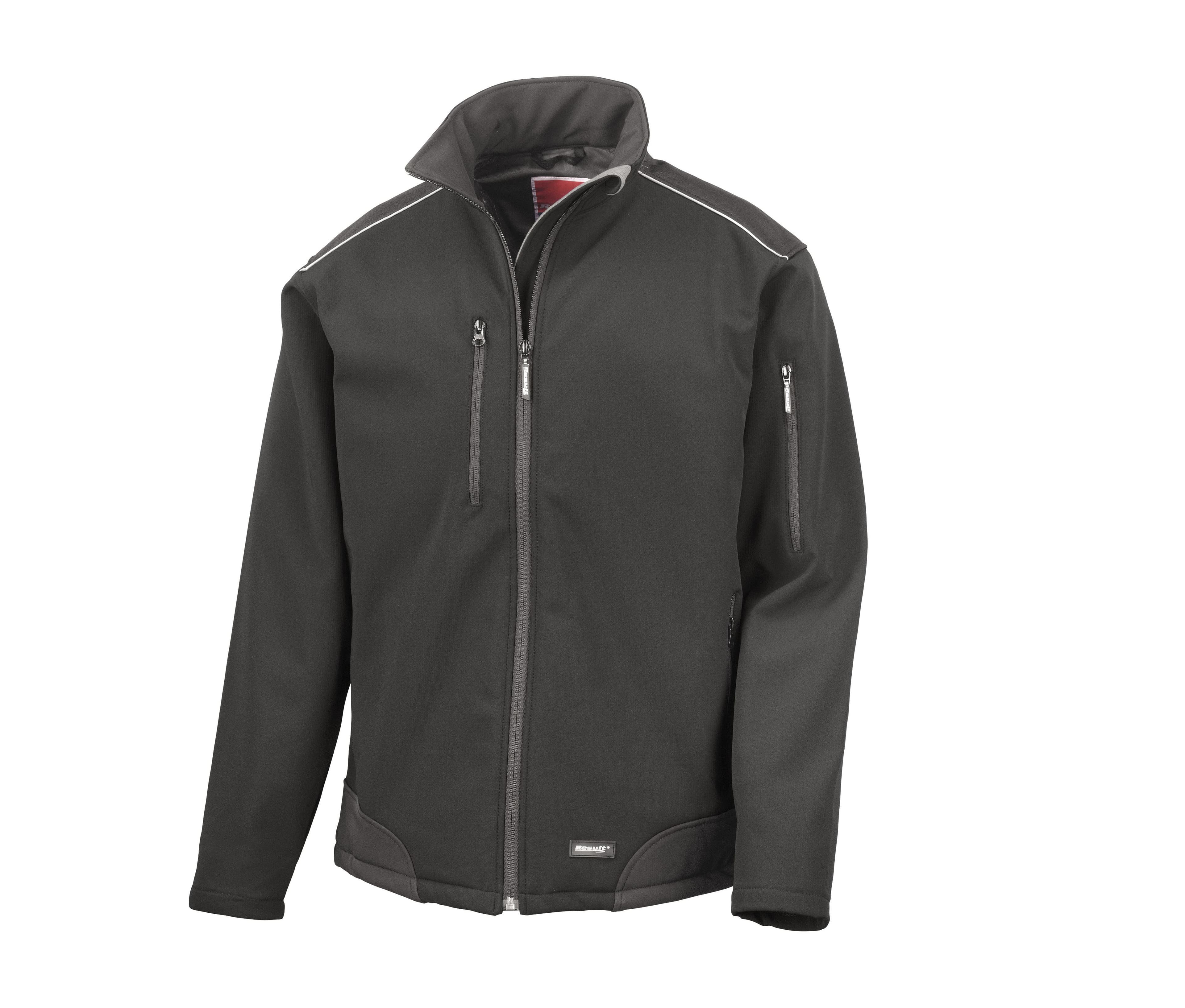Veste de travail Softshell 3 couches BLACK