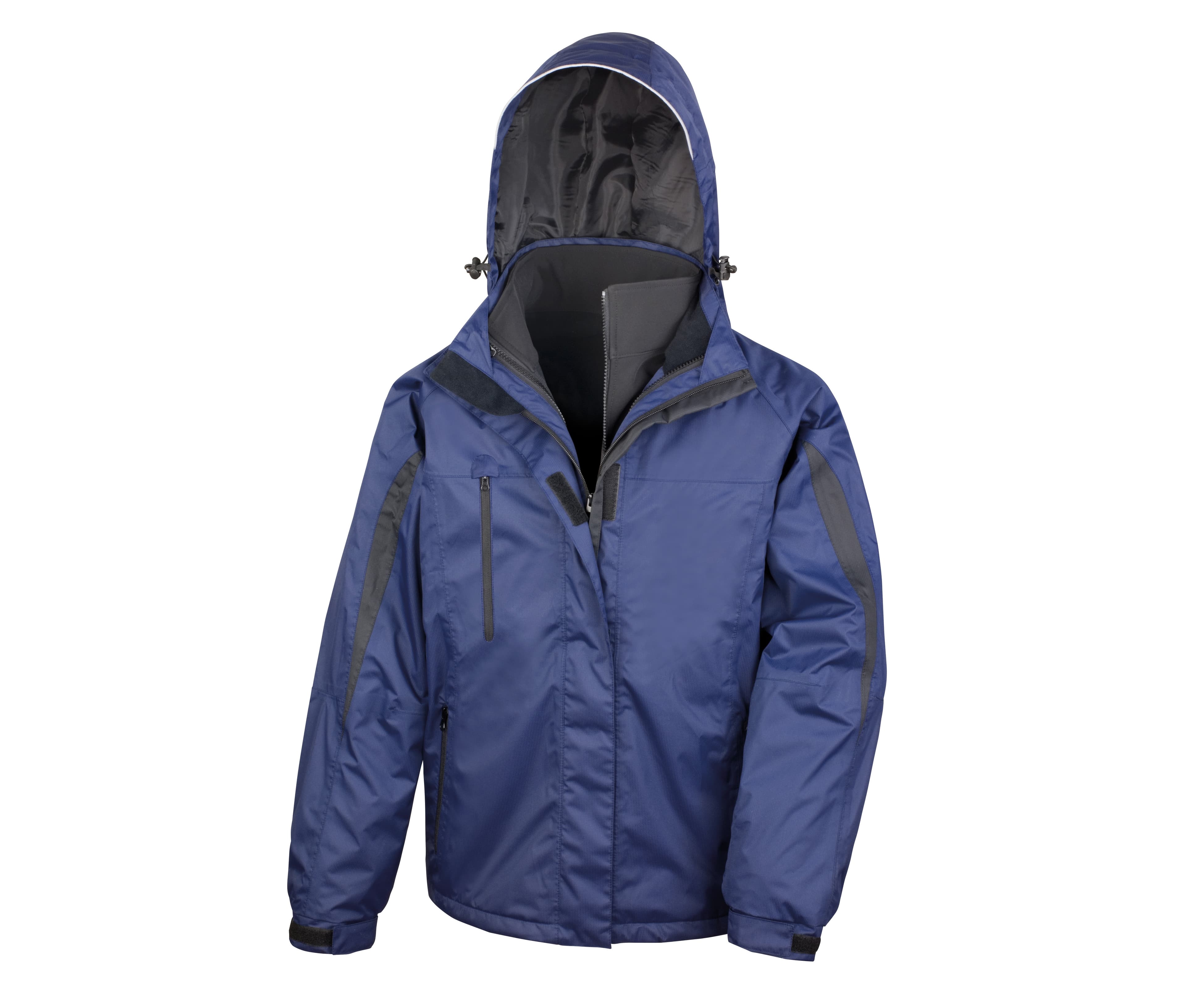 Veste 3 en 1 avec Softshell détachable NAVY/BLACK