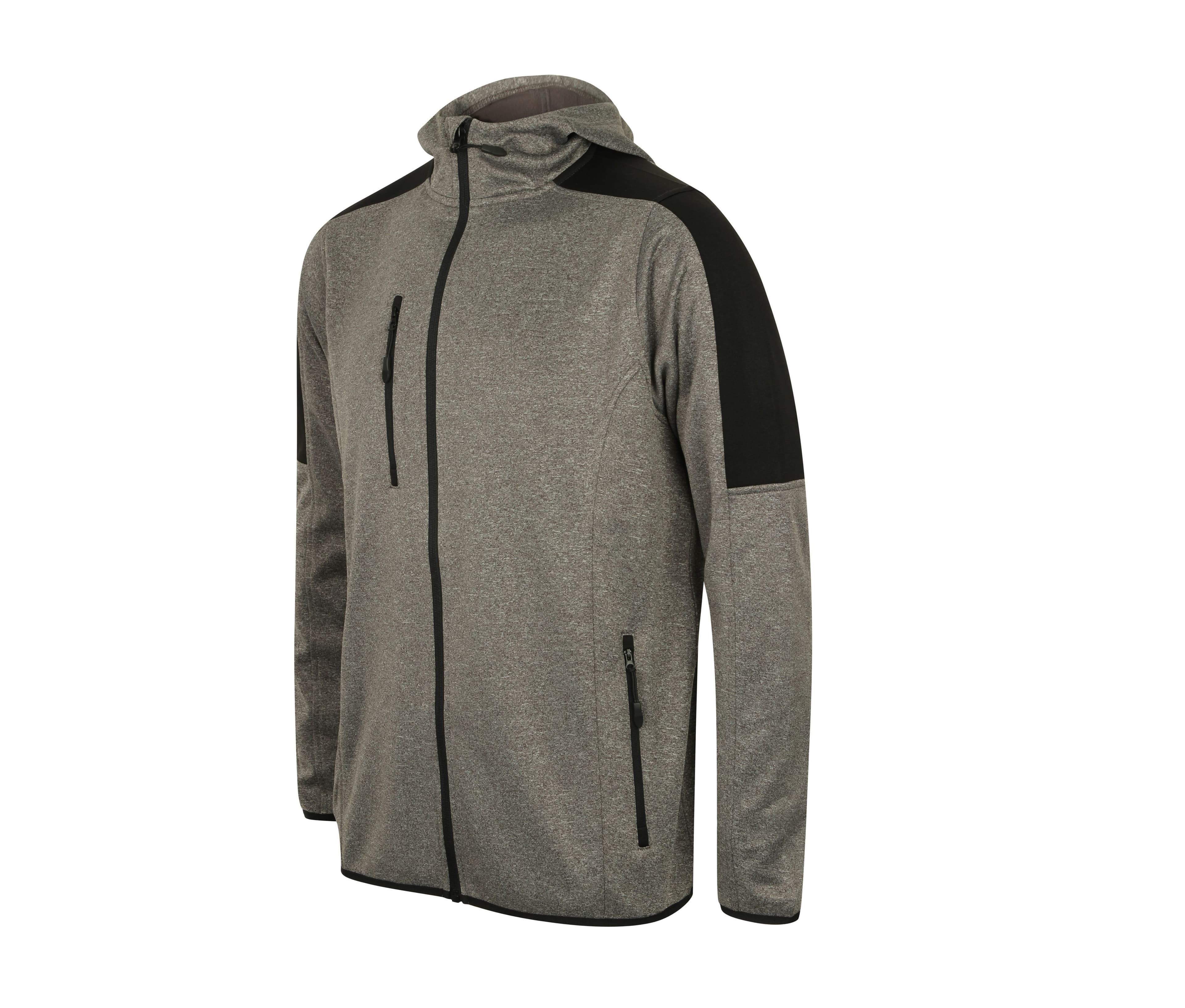 Veste Softshell à capuche DARK GREY MARL/BLACK