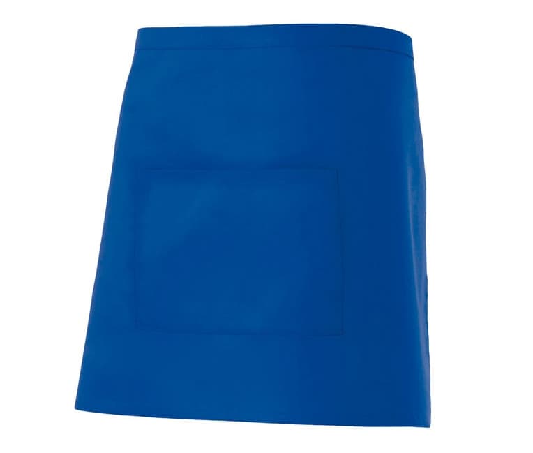 Tablier court en polycoton ROYAL BLUE