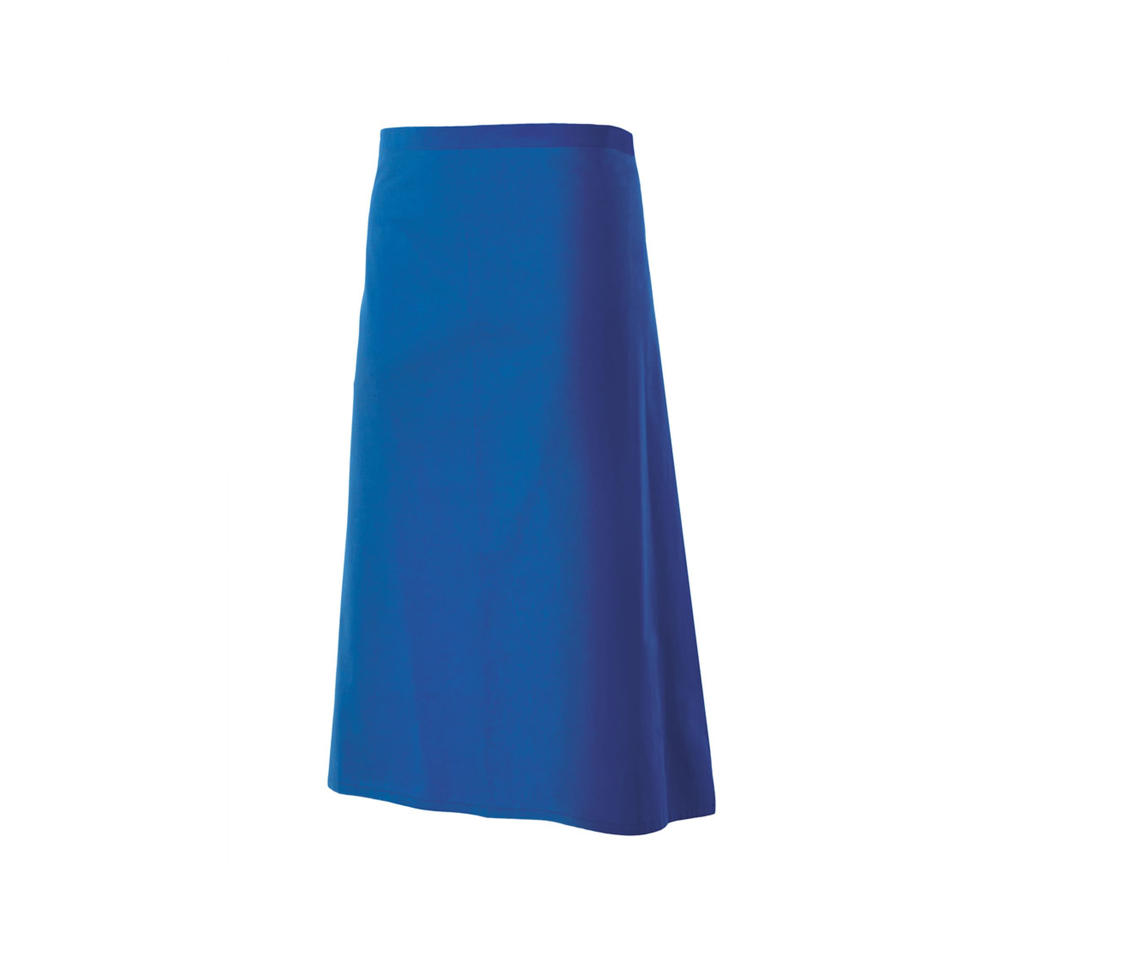 Tablier long en polycoton ROYAL BLUE