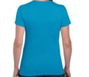GILDAN Tee-shirt col rond 180 femme HEATHER SAPPHIRE