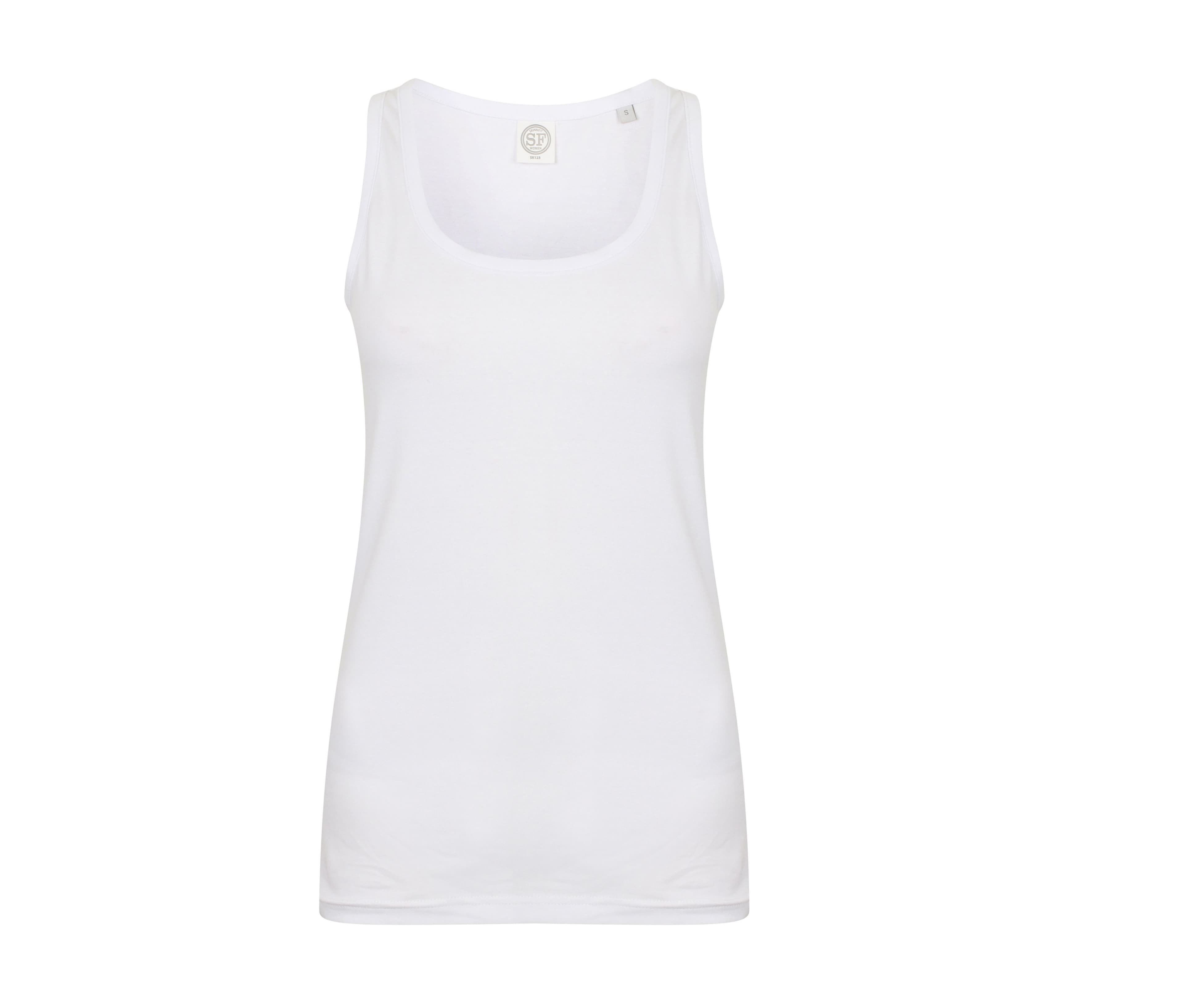Débardeur femme stretch WHITE