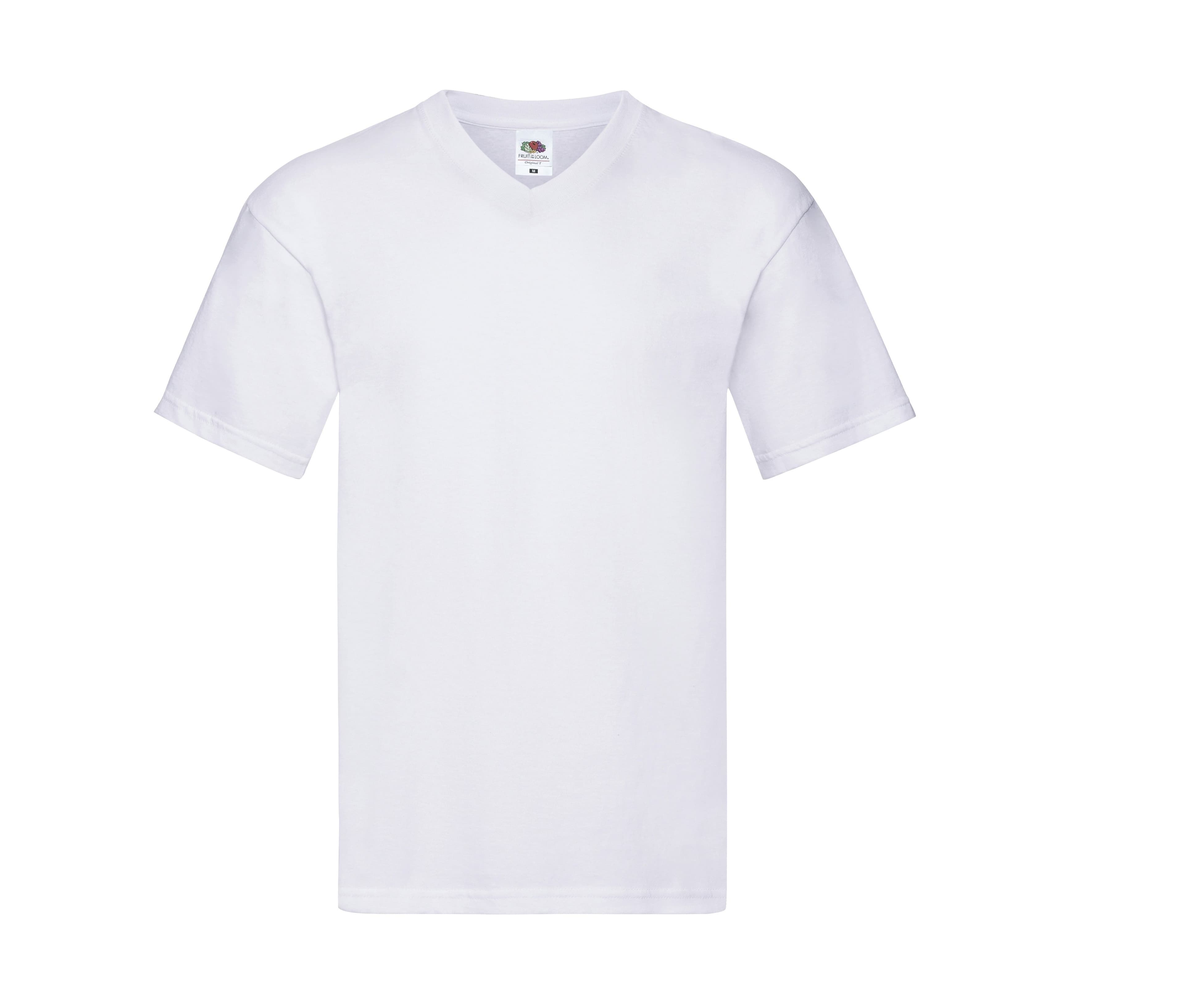Tee-shirt col V WHITE
