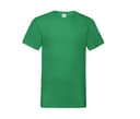FRUIT OF THE LOOM Tee-shirt col V KELLY GREEN