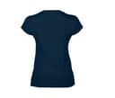 GILDAN Tee-shirt col V femme NAVY
