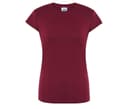 JHK Tee-shirt femme col rond 155 BURGUNDY