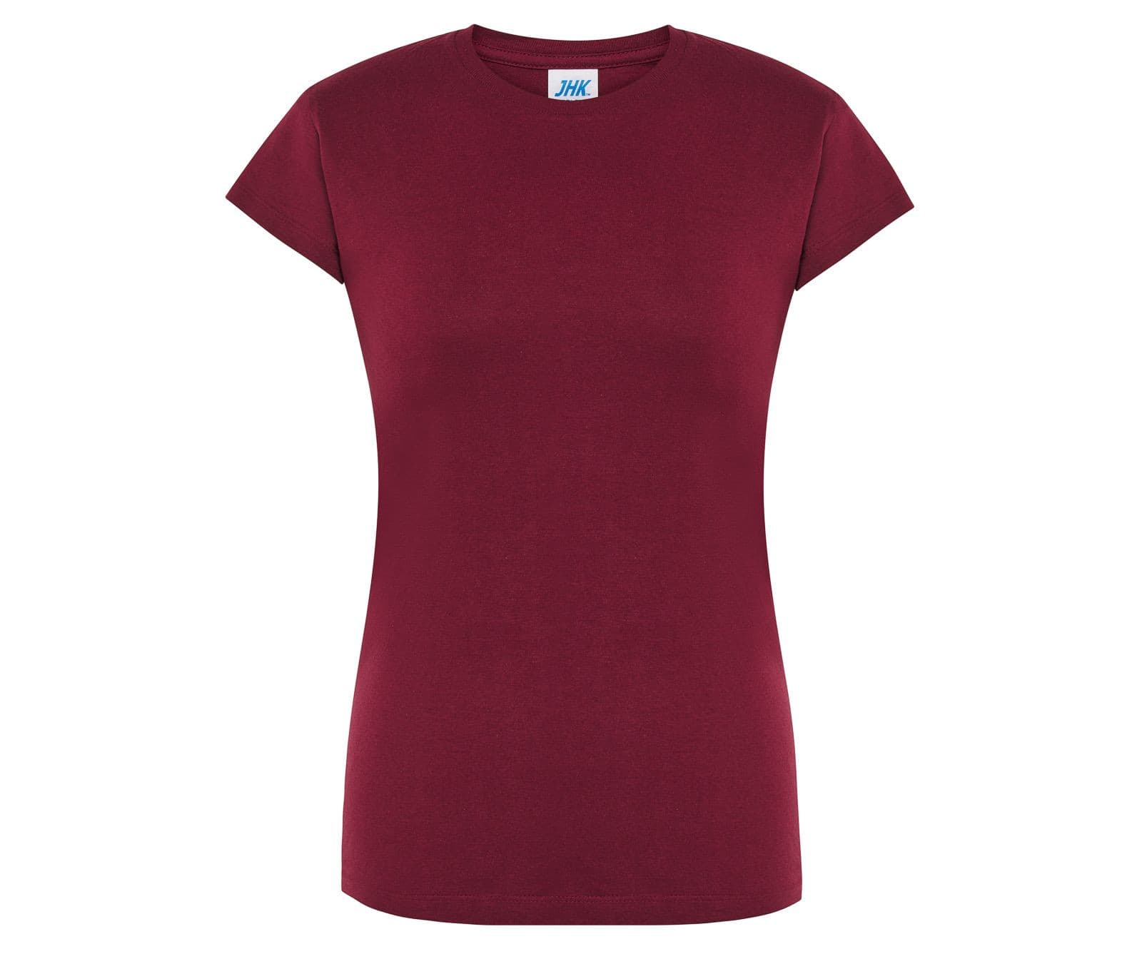 Tee-shirt femme col rond 155 BURGUNDY