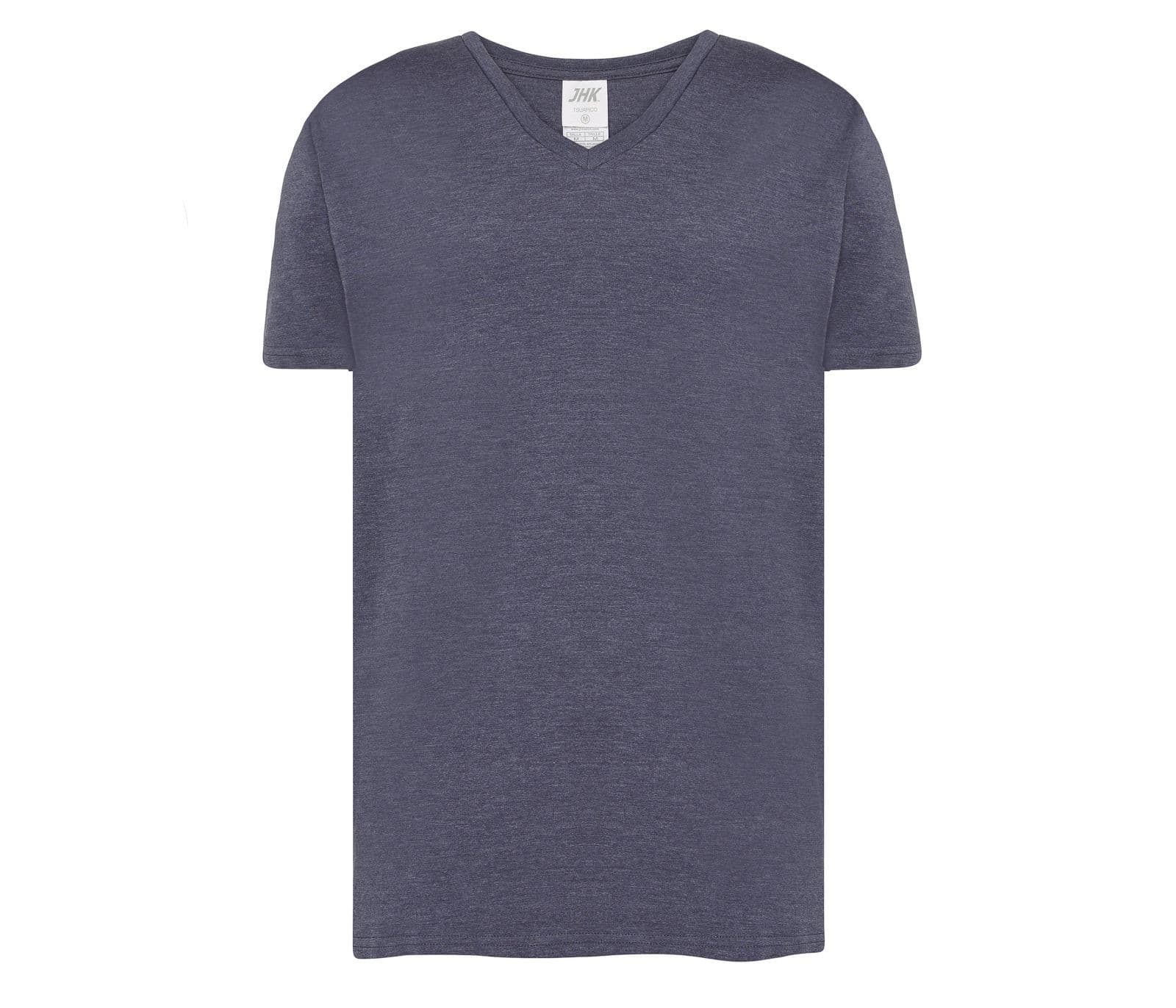 Tee-shirt col V 160 DENIM HEATHER