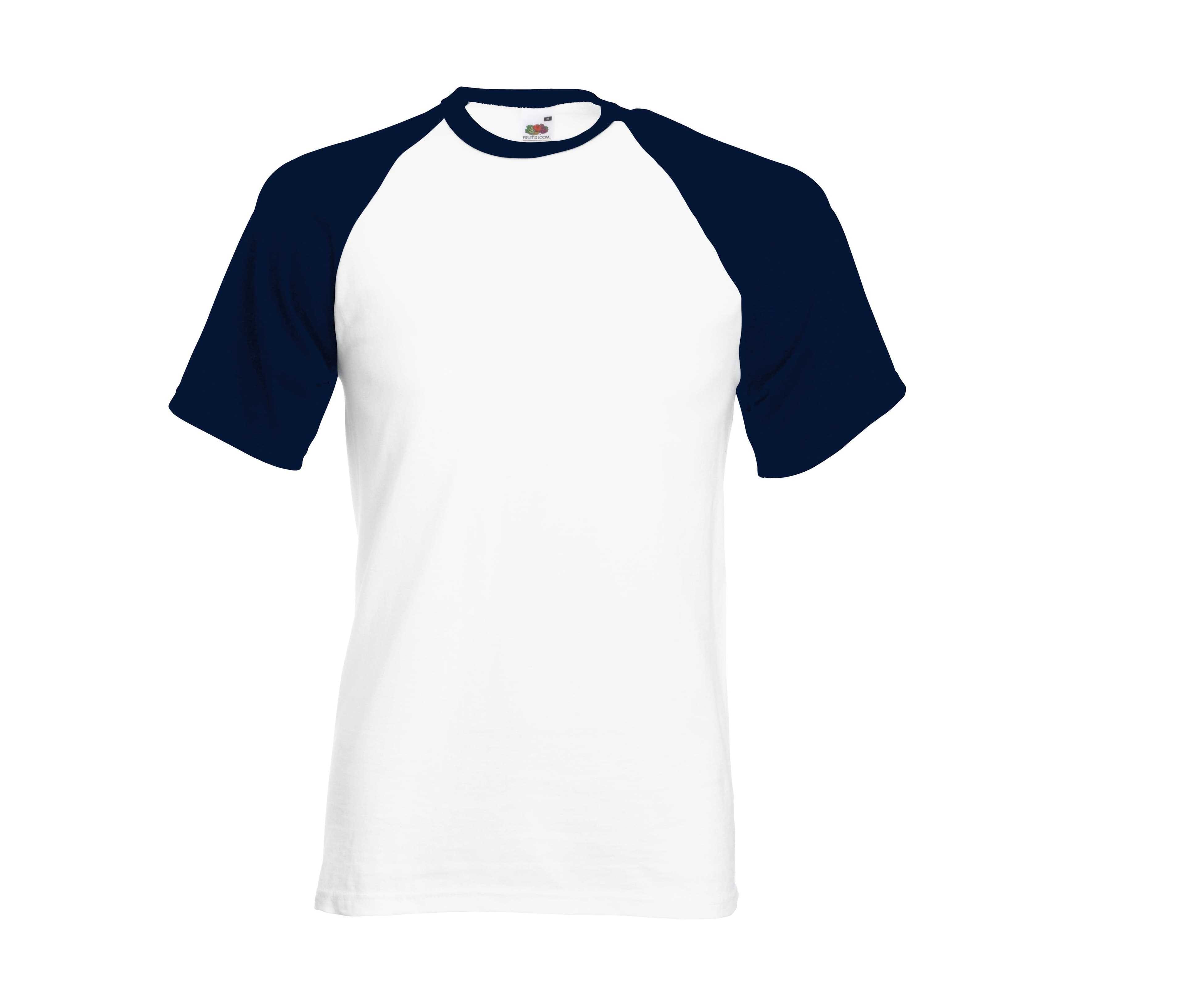 Tee-shirt baseball manches courtes WHITE/DEEP NAVY