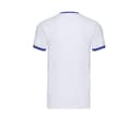 FRUIT OF THE LOOM Tee-shirt bords côtes contraste WHITE/ROYAL BLUE