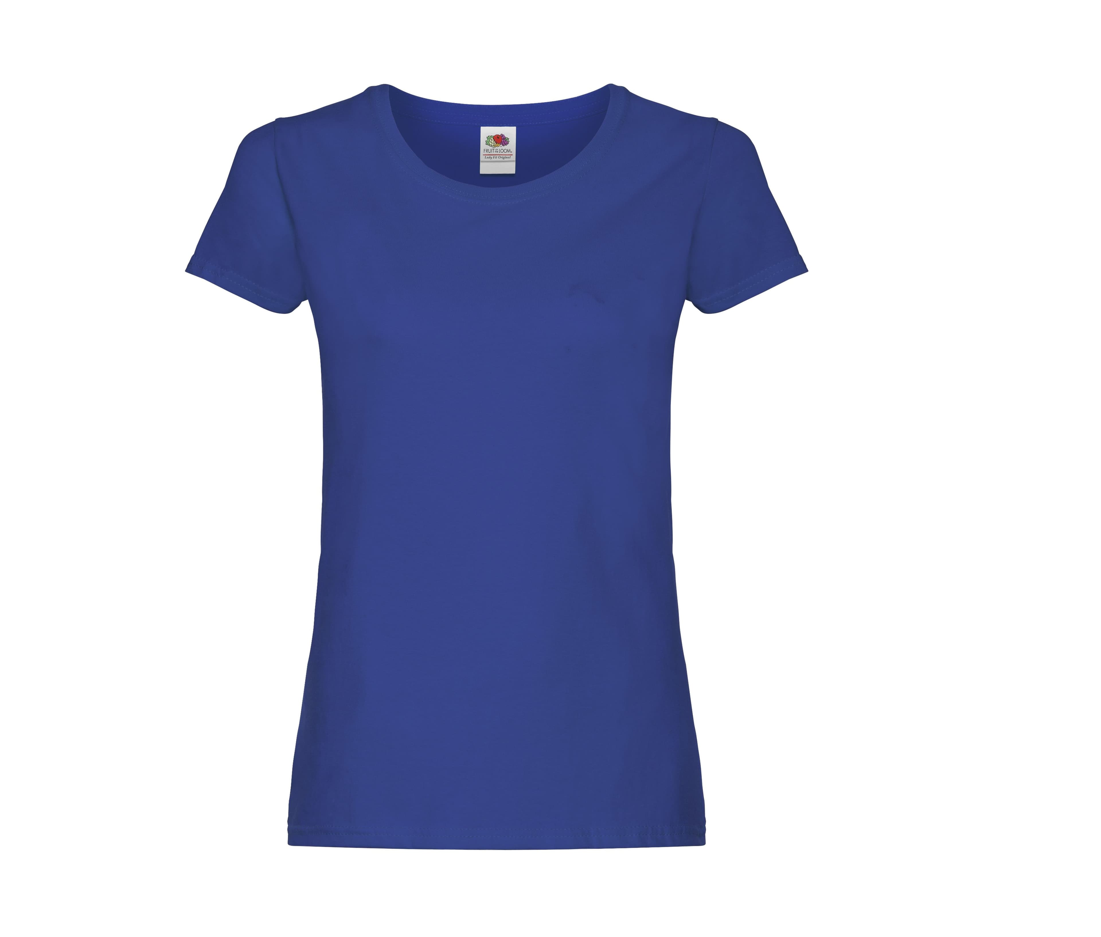 Tee-shirt femme col rond ROYAL BLUE