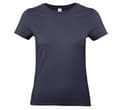 B&C Tee-shirt femme col rond 190 NAVY BLUE