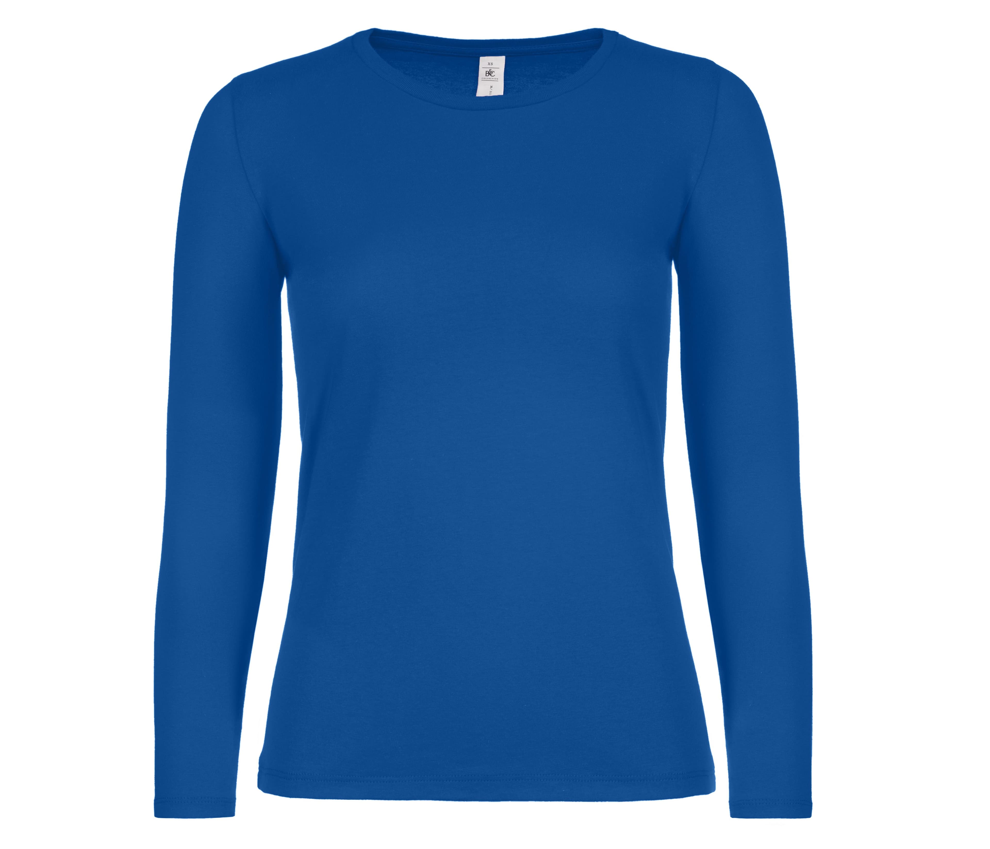 Tee-shirt femme manches longues ROYAL BLUE