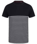 FRONT ROW Tee-shirt marinière NAVY/WHITE