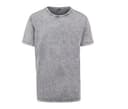 BUILD YOUR BRAND Tee-shirt homme délavé GREY/BLACK