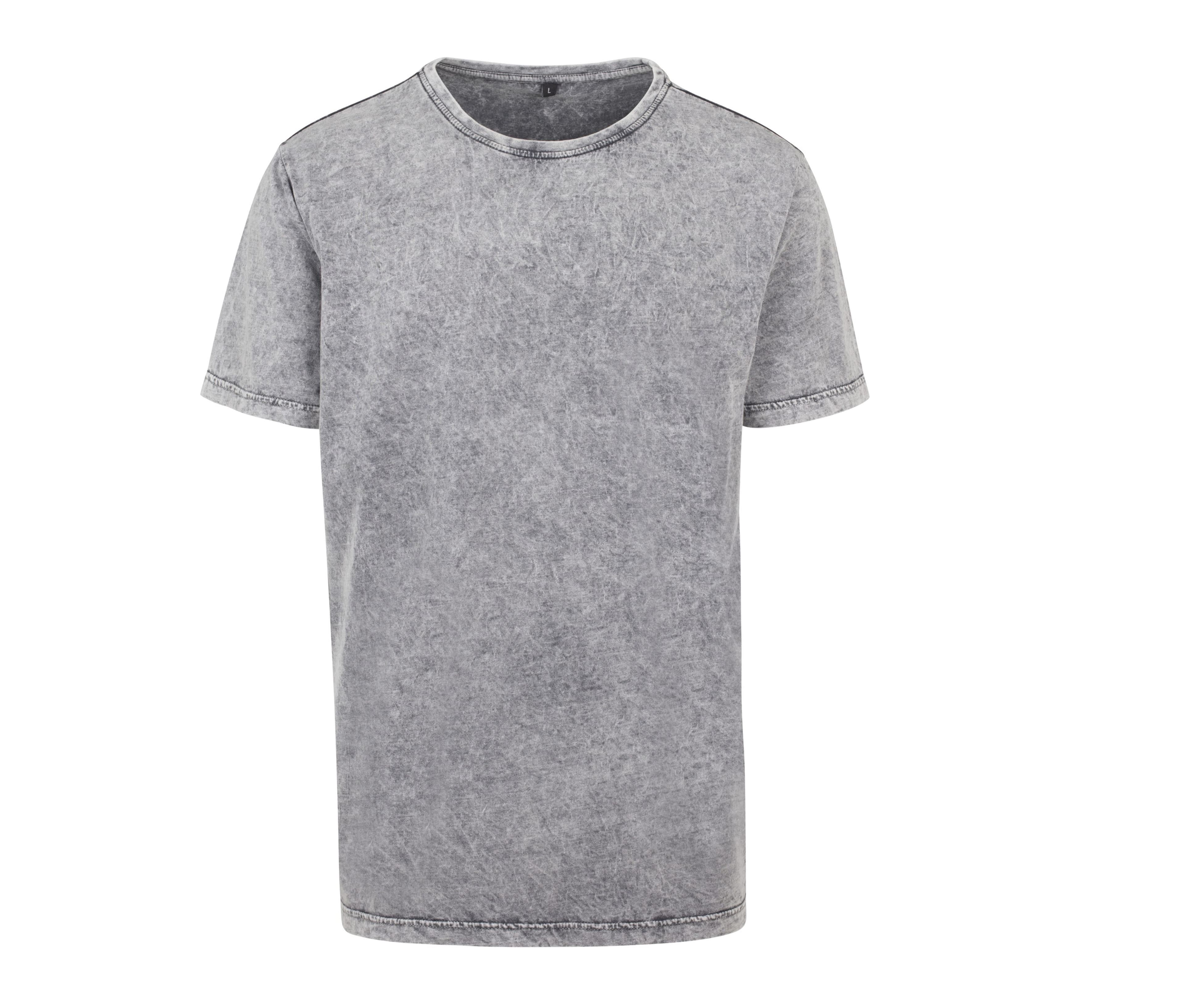 Tee-shirt homme délavé GREY/BLACK