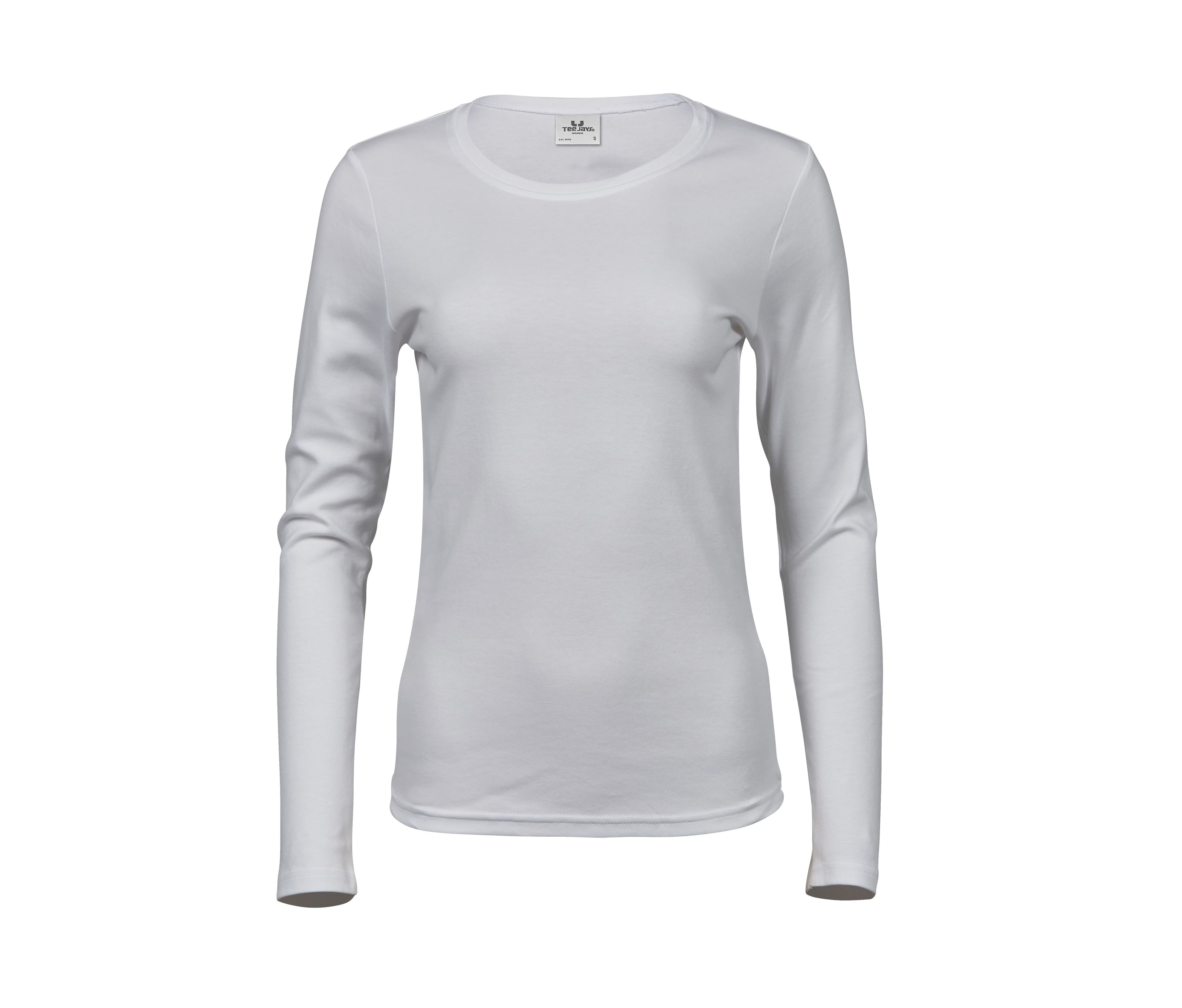 Tee-shirt femme manches longues WHITE