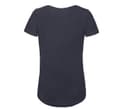 B&C Tee-shirt femme Slub en coton bio CHIC NAVY