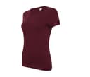 SF CLOTHING Tee-shirt stretch femme BURGUNDY