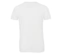 B&C Tee-shirt col V homme Tri-blend WHITE