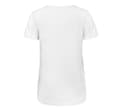 B&C Tee-shirt col V femme Tri-blend WHITE