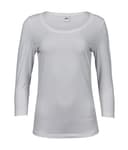 TEE JAYS Tee-shirt femme manches 3/4 WHITE