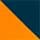 French marine / Orange fluo