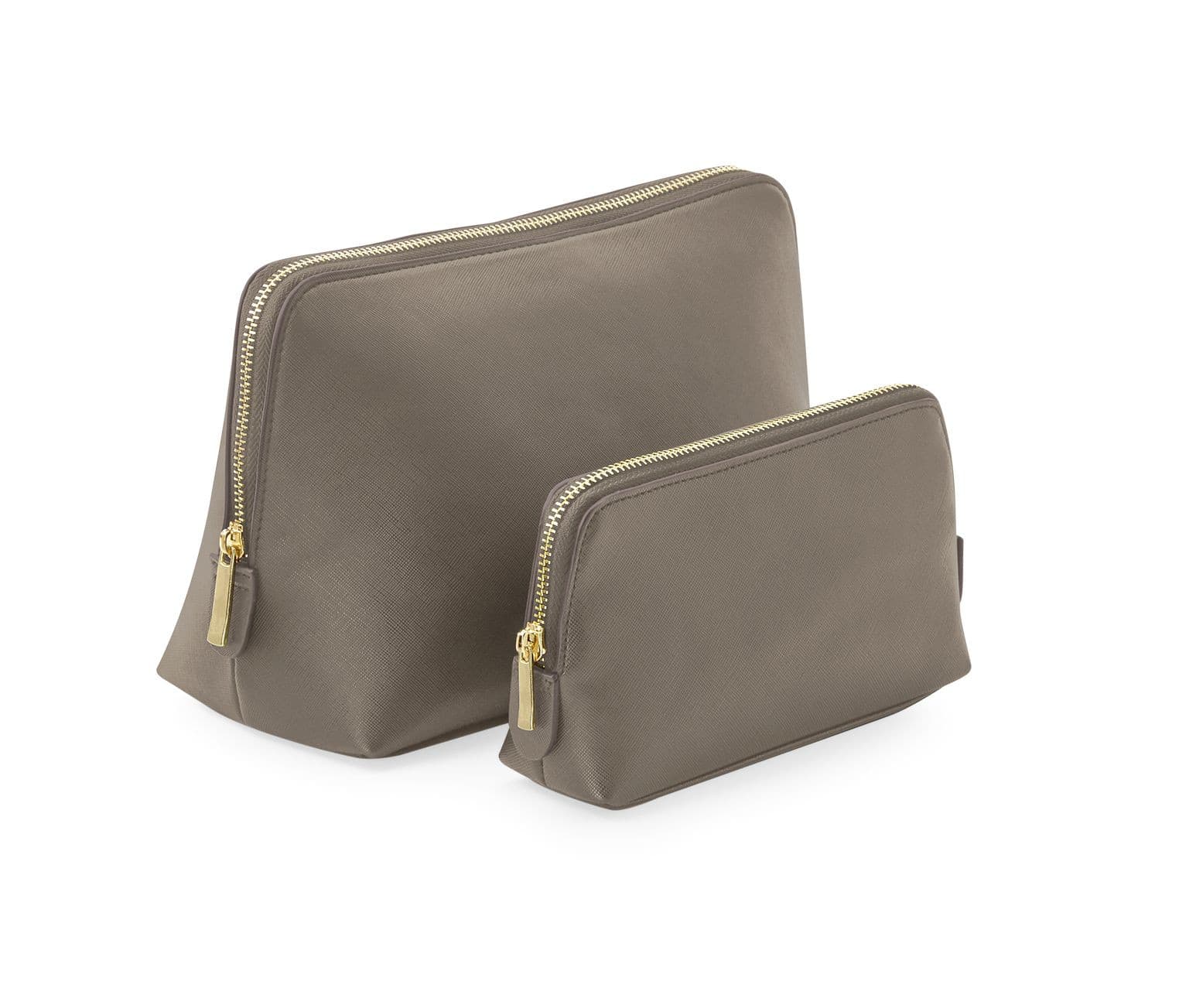 Pochette en simili cuir TAUPE
