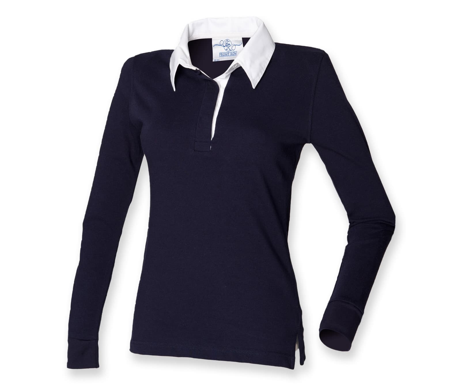Polo rugby femme NAVY / WHITE