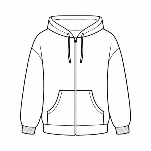 Hoodie zippé